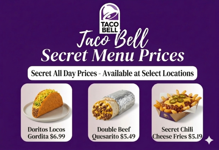 Taco Bell Secret Menu Prices 2026